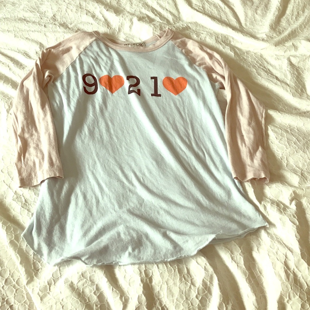 Wildfox 3/4 9❤21❤ shirt